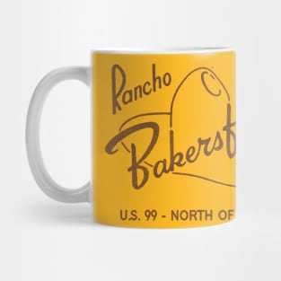 Rancho Bakersfield Retro Defunct Motel California Mug